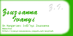 zsuzsanna ivanyi business card